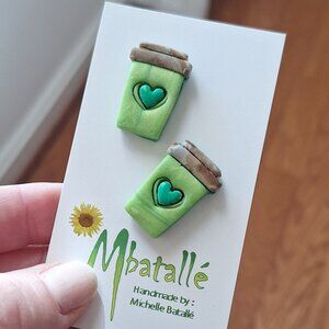 Love Coffee Earrings